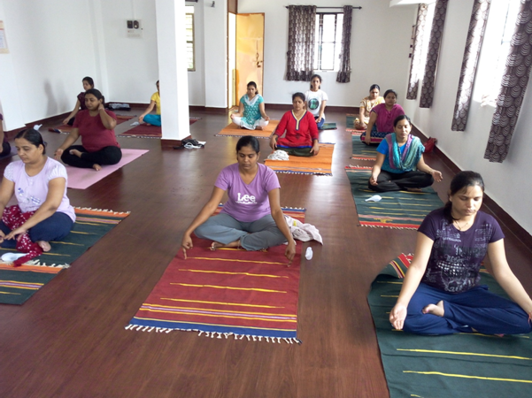 Trataka yoga practice for concentration and eye health